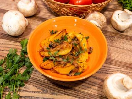 Potatoes with Mushrooms