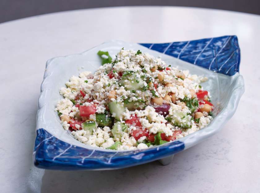 Quinoa Chickpea & Feta Salad