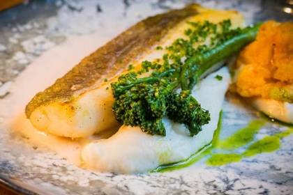 Black Cod with Cauliflower Purée and Beurre Blanc Sauce