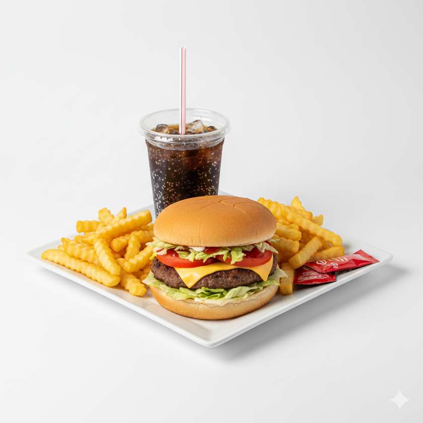 Hambúrguer Popular Menu