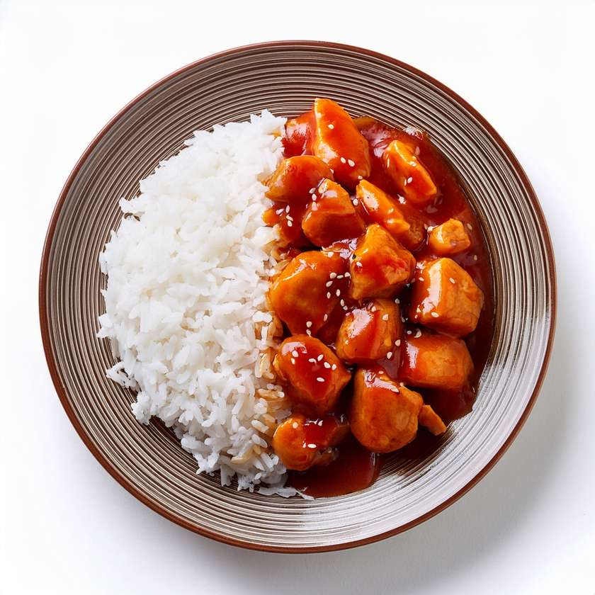 Pikantní Kuřecí Směs s Rýží