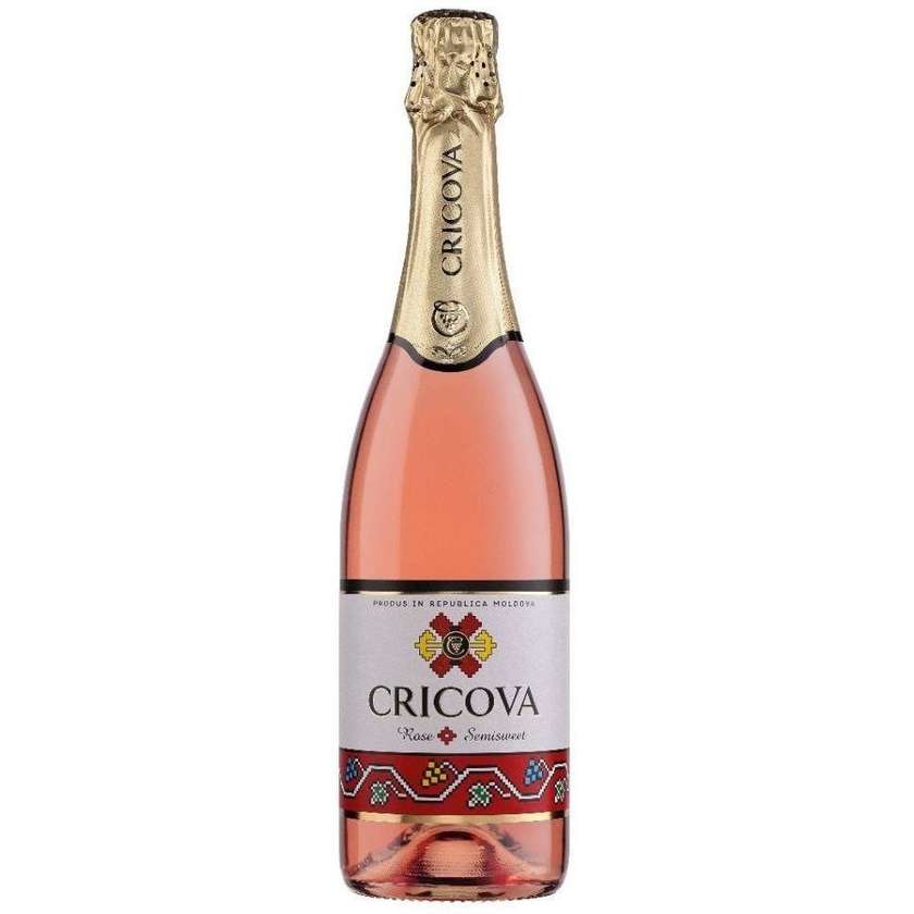 Cricova Carpet Sparkling Wine Rosé Semi-Sweet 12.5%