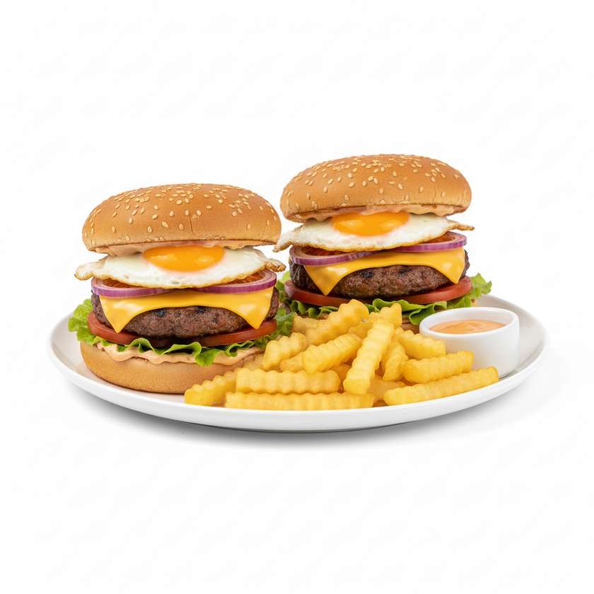 🎁2×1 Paul Burger + Fries 🍟