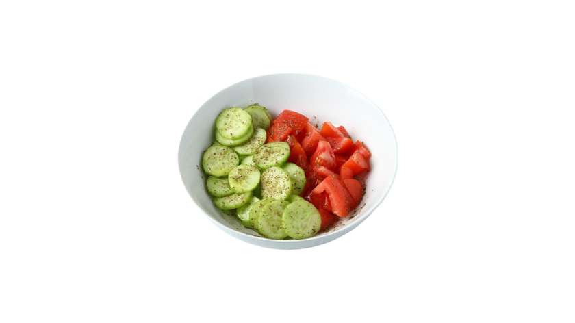 Tomatoes and Cucumbers Portion