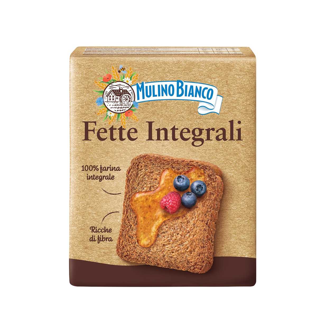 Mulino Bianco, wholemeal crisp bread, 315 g