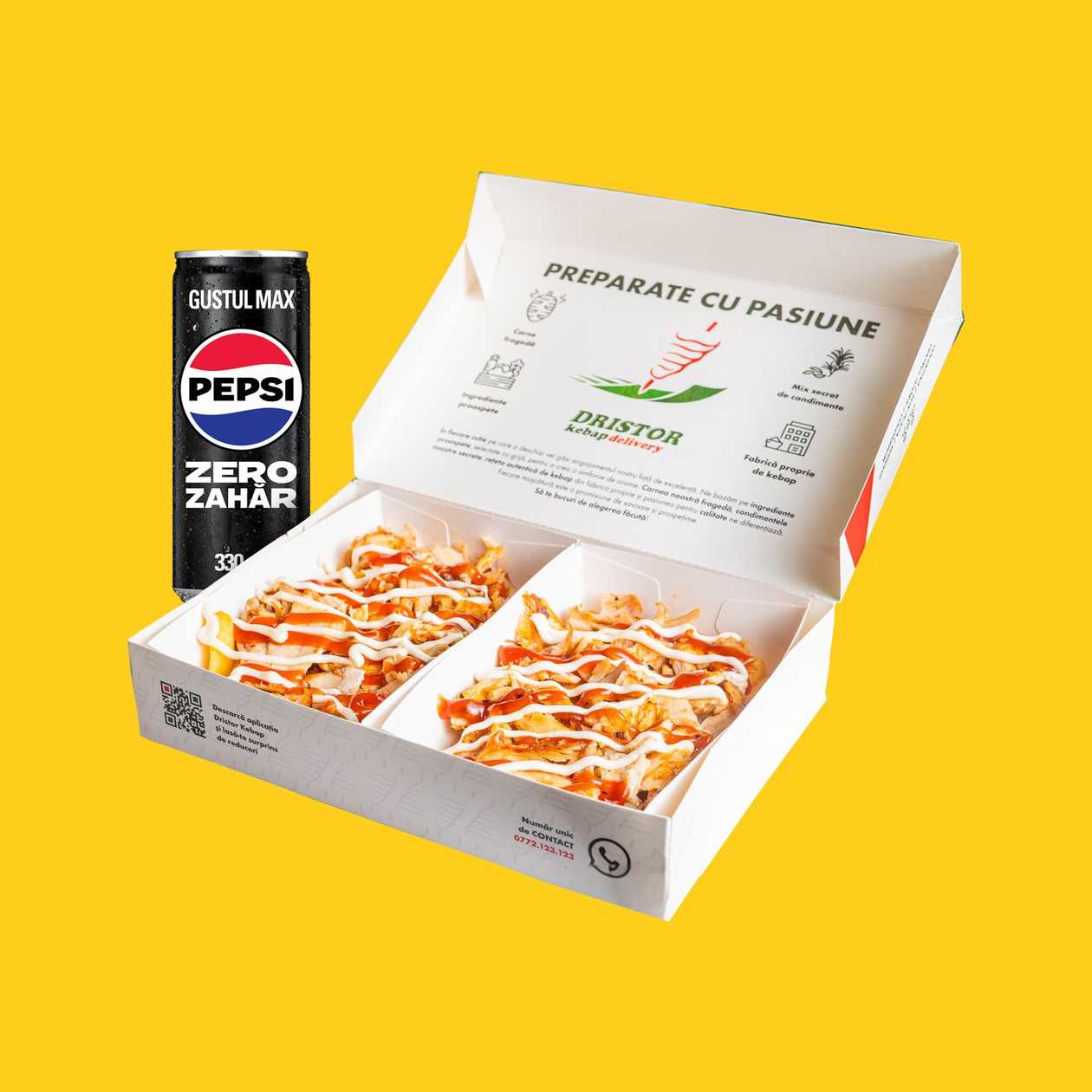COMBO DONER BOX PUI & PEPSI