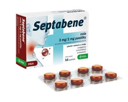 SEPTABENE COLA 3MG/1MG 16 lozenges