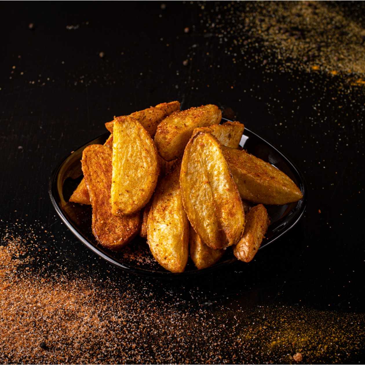 Homemade Potato Wedges Portion