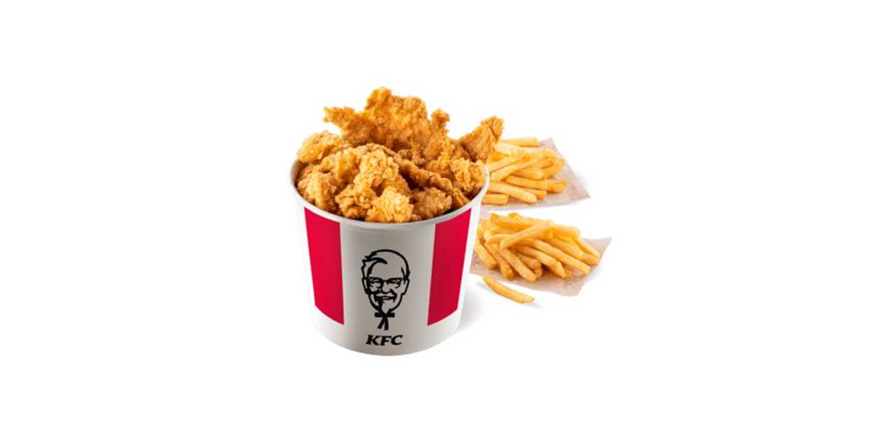 Bucket of Strips & Bites for 2