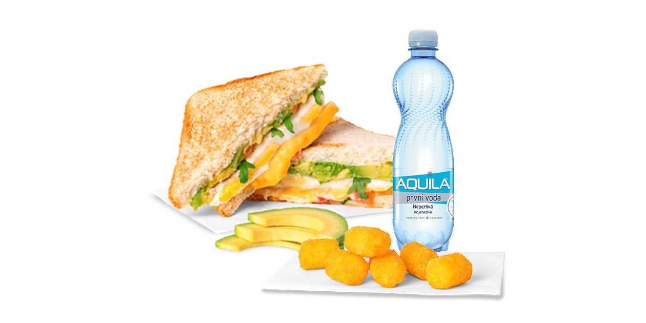 Avokádový toast menu