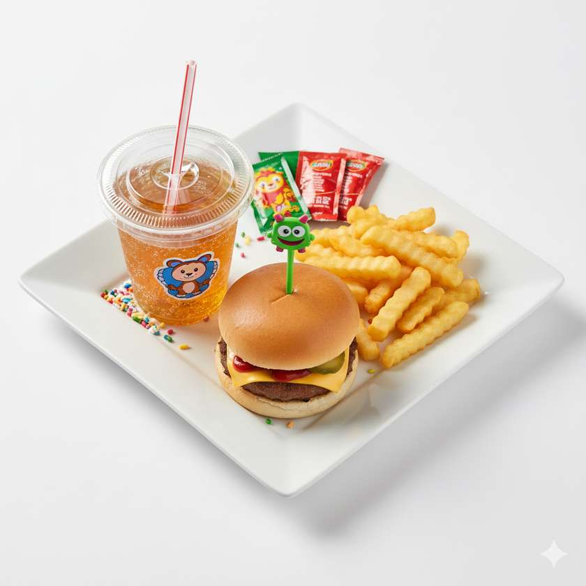 Hambúrguer Infatil Menu