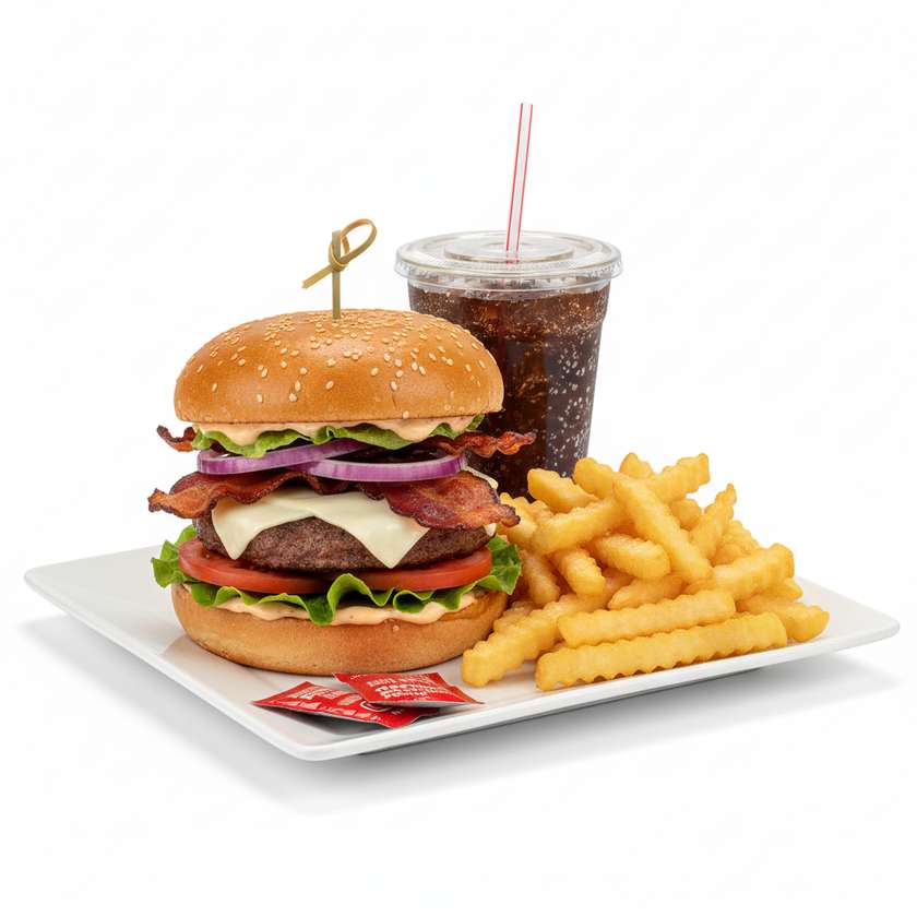 Hambúrguer Mad Bacon Menu