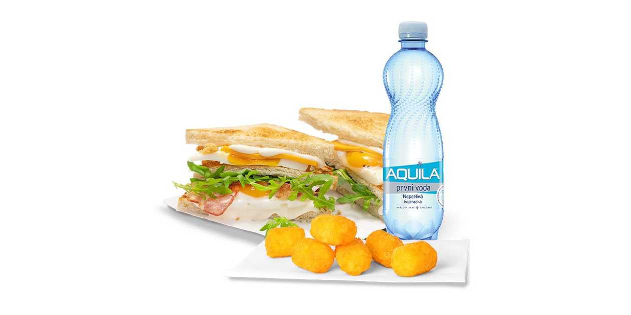 Snídaňový Double Toast menu