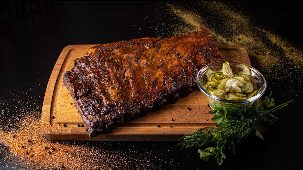 BBQ Pork Spare Ribs Full Rack