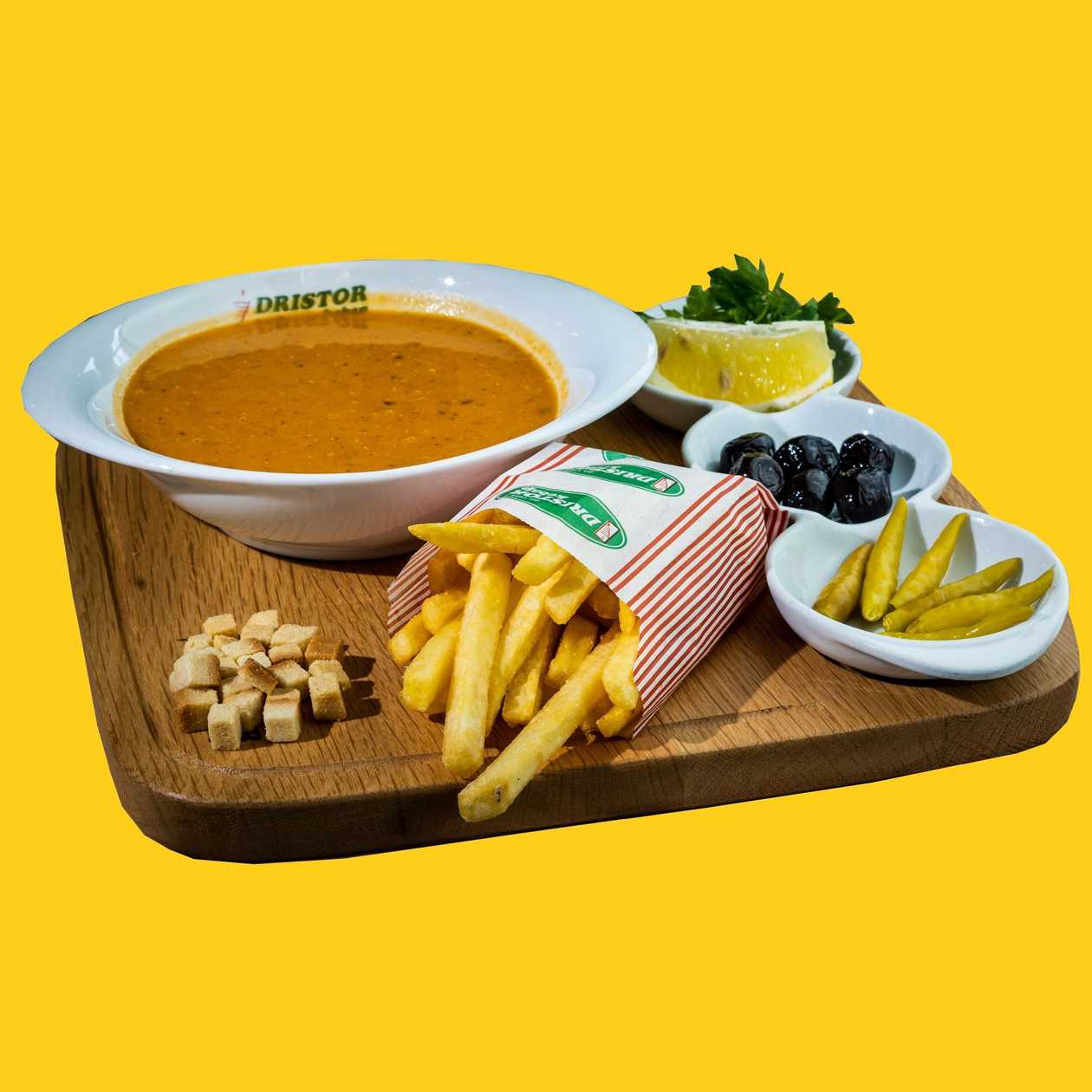 SUPA LINTE, CARTOFI, CRUTOANE