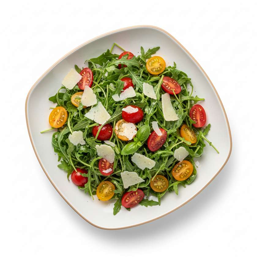 Arugula Salad with Cherry Tomatoes and Parmesan