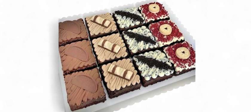 Chocolate fudge brownie  1 piece