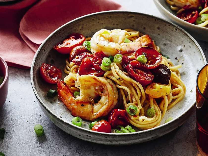 Tagliolini with Shrimp