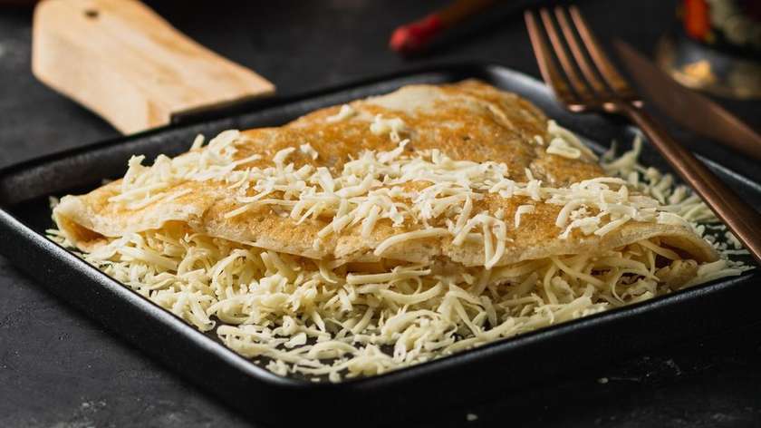 Pancake with cheese