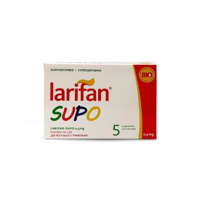 Larifan Suppo Rectal Suppositories 0.5mg #5