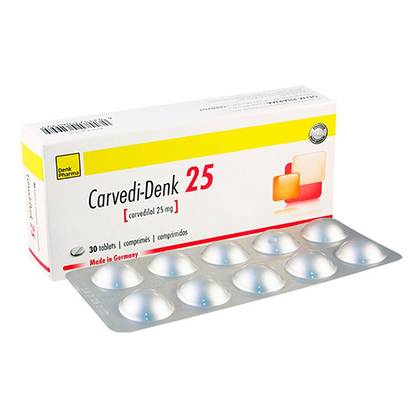 Carvedi-Denk 25mg Tablets #30