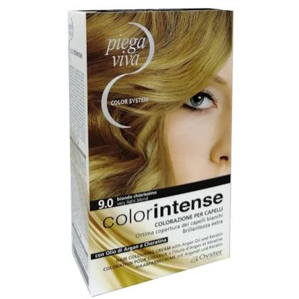 Piega Viva Hair Color with Argan Oil and Keratin 9.0 Very Light Blonde 024105