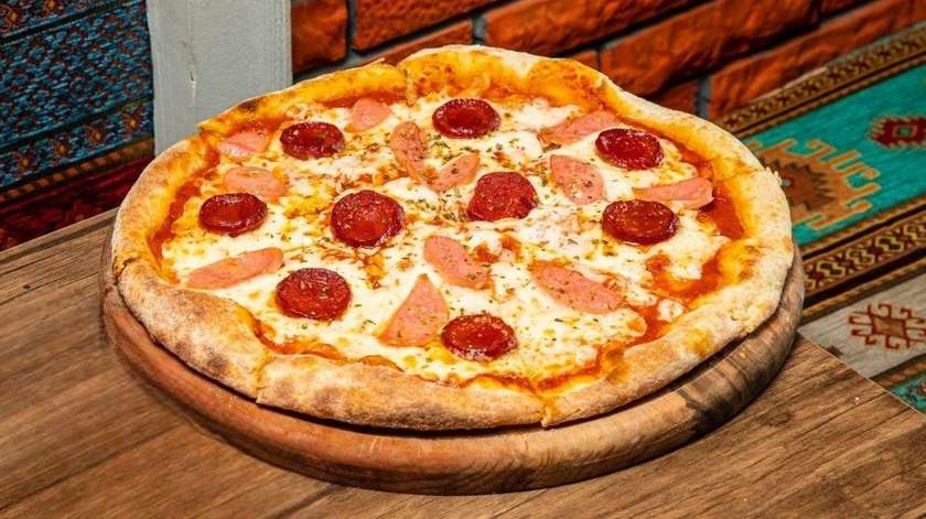 Pizza with Sucuk Sausage