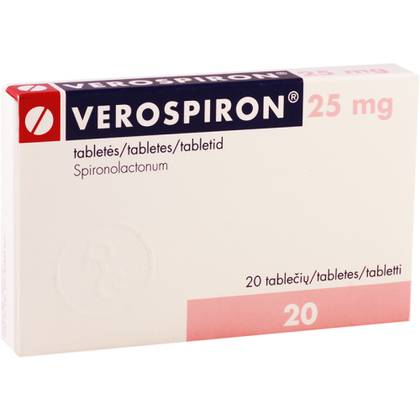 Verospiron 25mg Tablets #20