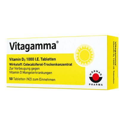 Vitagama D3 1000 IU Tablets #50