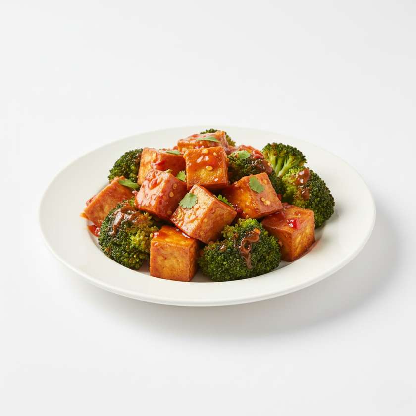 106.Sweet chilli tofu