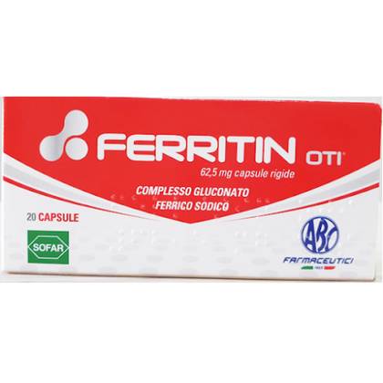 Ferritin Oti 62.5mg Capsules #20