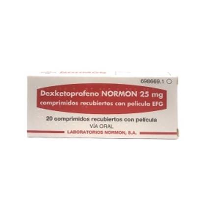 Dexketoprofen Normon 25mg Tablets No. 20
