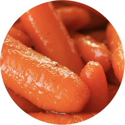 Caramelized carrots