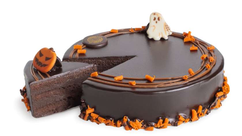 Rocky Road Halloween Cake
