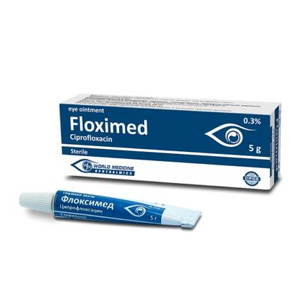 Floximed 0.3% Eye Ointment 5g Tube #1