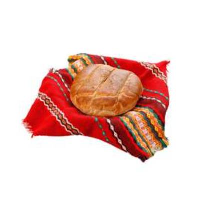 Домашна питка с масло и шарена сол (Обедно меню)