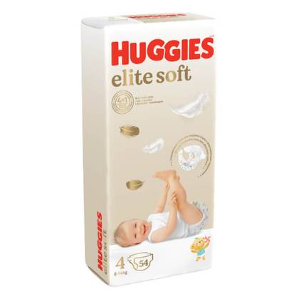 Huggies Elite Soft Diapers Mega Size 4 /8-14kg/ #54