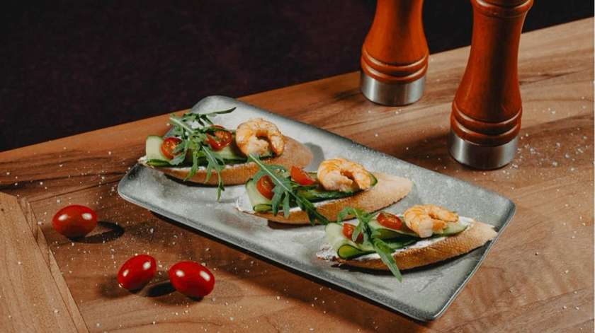 Bruschetta with Shrimp