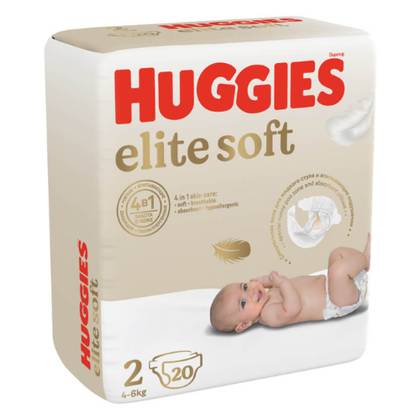 Huggies Elite Soft Diapers Size 2 (4-6kg) #20