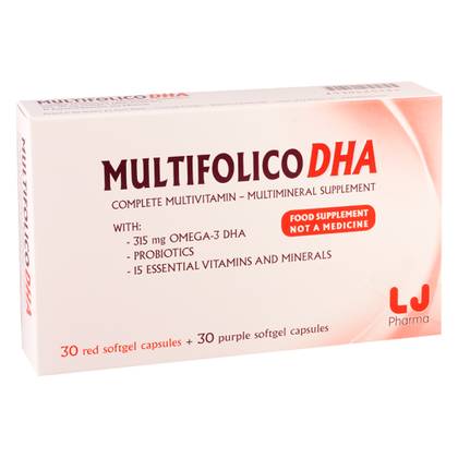 Multifolic DHA Capsules #60