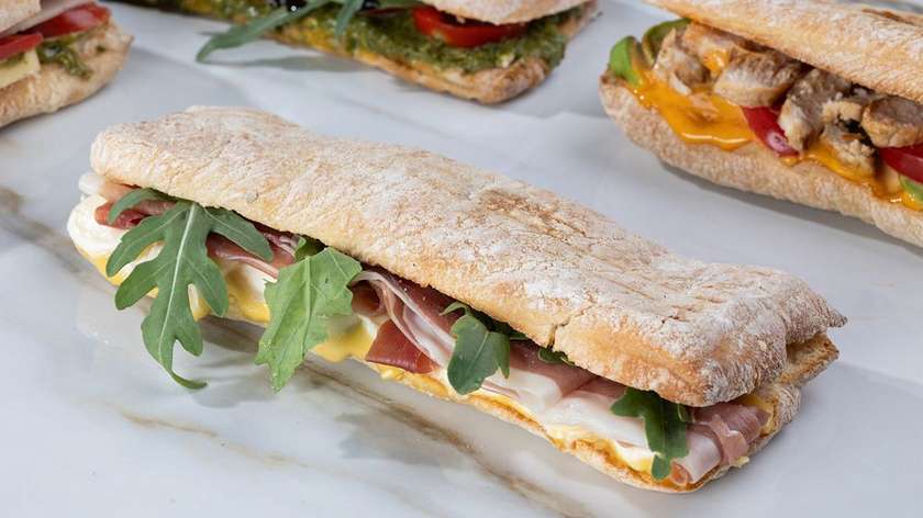 Proschuto Sandwich with Chabata Bread