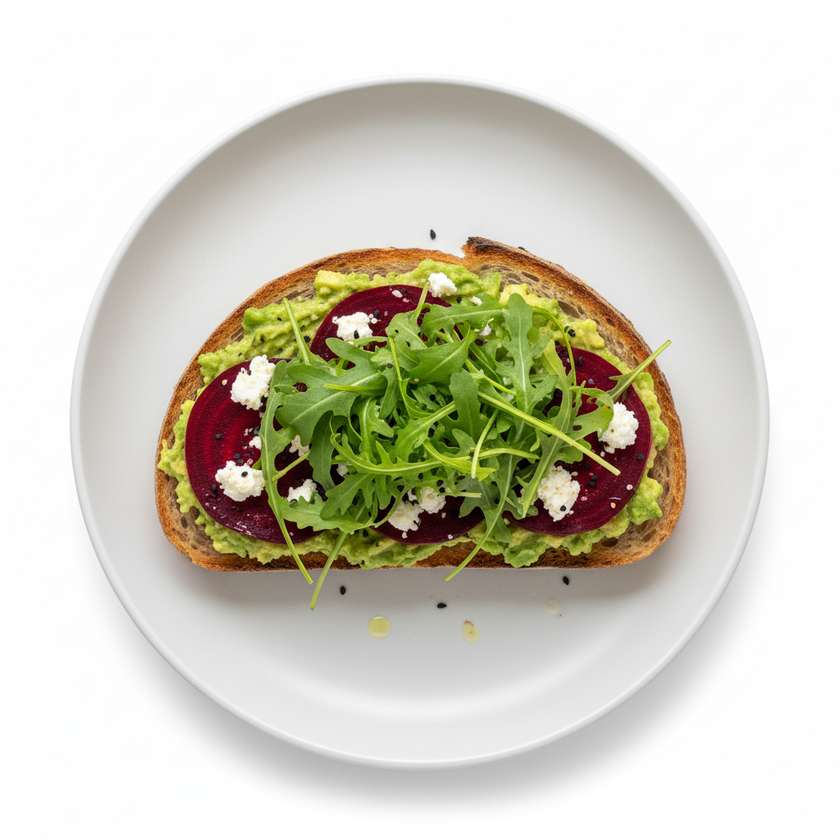 Avokado Toast s cviklou - veggie