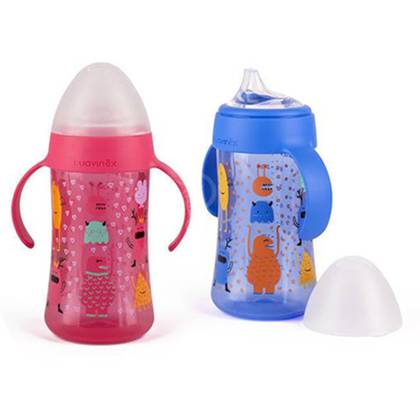 Suavinex Plastic Baby Bottle with Handles Blue /4m+/ 270ml 7991