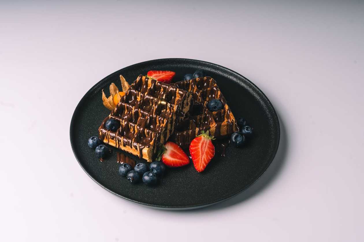 Waffles with Chocolate