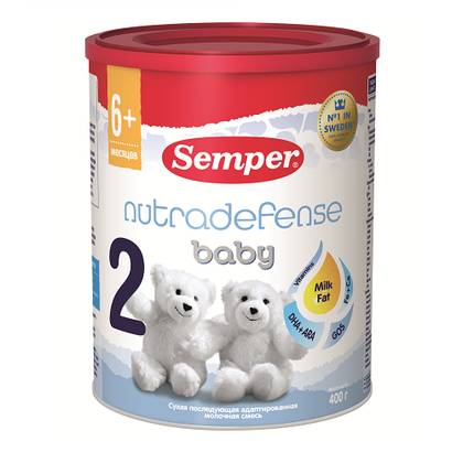 Semper - Nutradefense 2 Milk /6-12 months/ 400g 1215