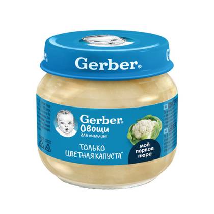 Gerber - Cauliflower Puree /6m+/ 80g 8662