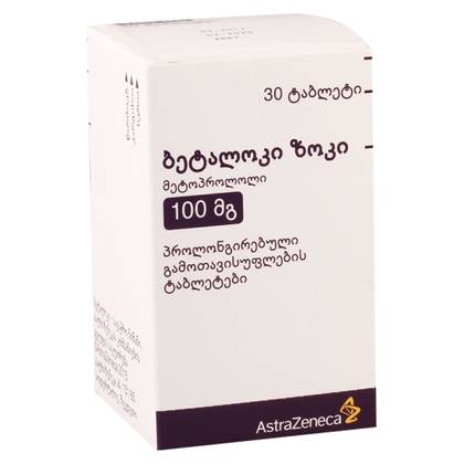 Betaloc Zok 100mg Tablets #30