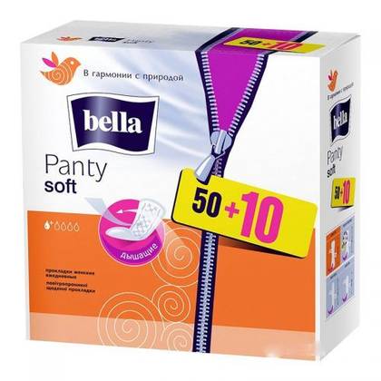 Bella Soft Fresh Daily Panty Liners /50+10/ /1drop/ 1162/312008 #60