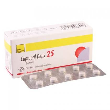 Captopril Denk 25mg Tablets #20