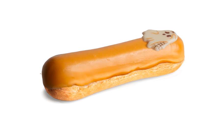 Pumpkin Spice Halloween Eclair